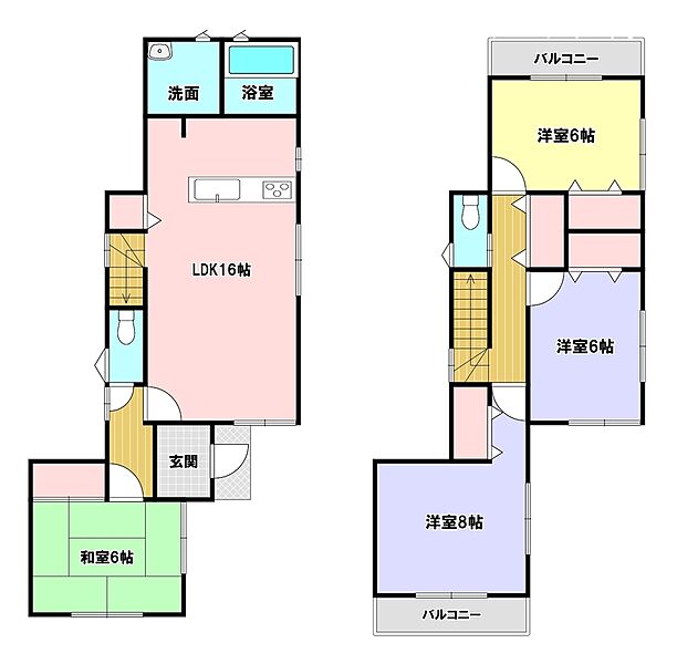 ２号棟　間取り図