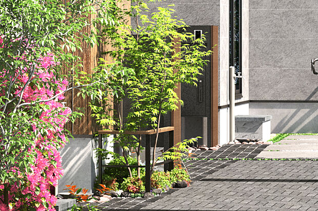 【【四季を感じるシンボルツリー】】春の芽吹きや秋の紅葉など、季節の移ろいを身近に感じさせてくれます。家族の成長とともに時を重ね、日々の暮らしに彩りとやすらぎを添える、わが家だけの特別な存在です。