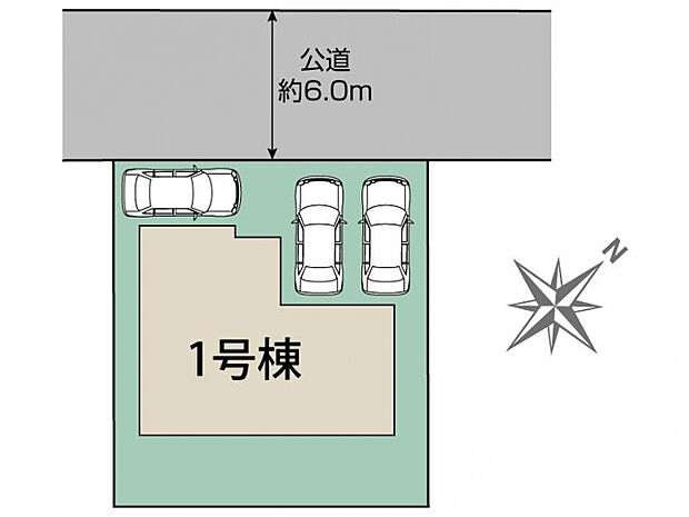 千葉市花見川区み春野3丁目1棟 区画図