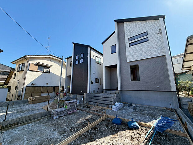 外観写真　外観完成しました！