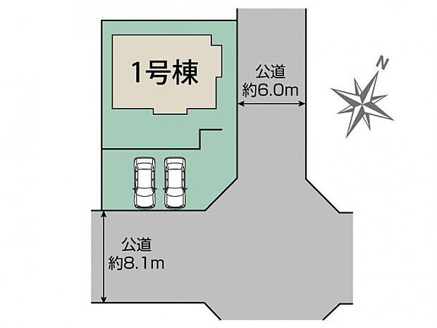 富谷市富ケ丘3丁目8期1棟 区画図