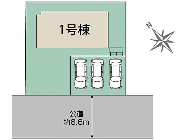 仙台市太白区青山2丁目1棟 区画図