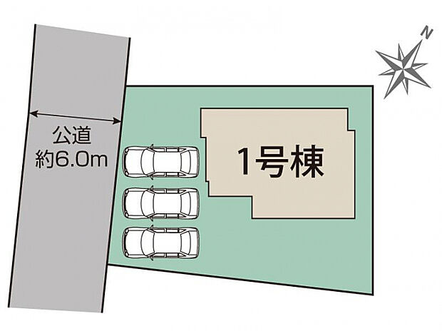 富谷市あけの平3丁目2期1棟 区画図