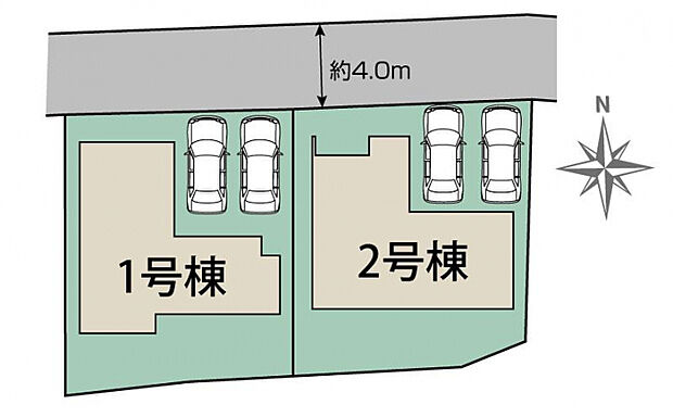 仙台市青葉区中江2丁目2棟 区画図