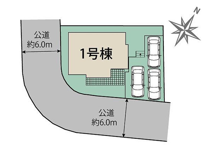 豊田市保見ケ丘3丁目1棟区画図