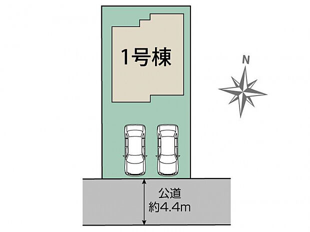 日進市岩崎町元井ゲ1棟 区画図