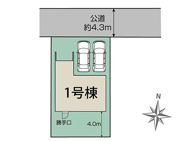 名古屋市港区佐野町2丁目1棟 区画図