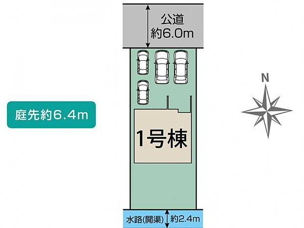 一宮市大和町南高井1棟 区画図