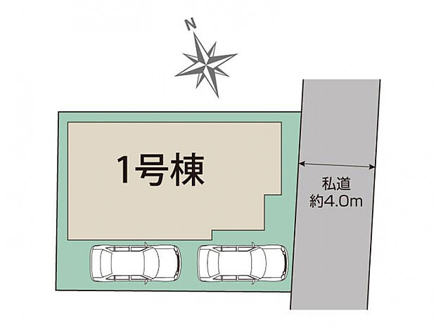 江南市古知野町久保見1棟 区画図