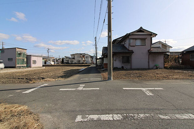 1月26日撮影　北側道路（西→東）　