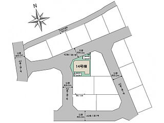 ブルーミングガーデン 大津市雄琴5丁目2期14棟 モデル棟 外観