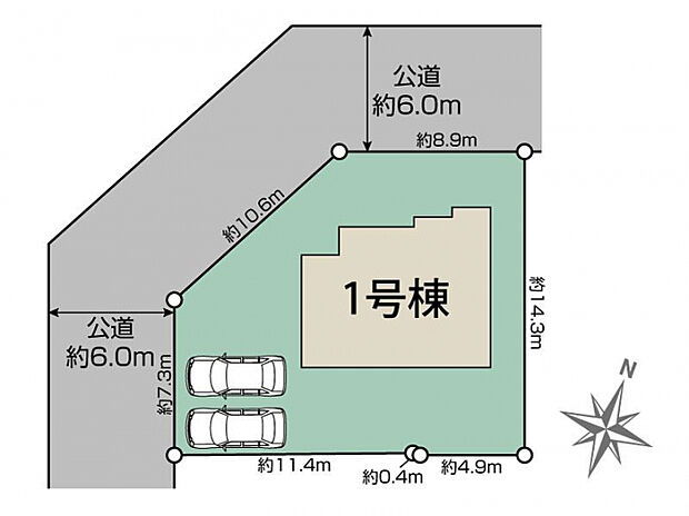 生駒郡三郷町美松ケ丘西2丁目1棟 区画図