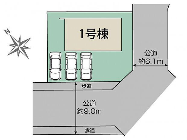 東広島市黒瀬楢原北2丁目1棟 区画図