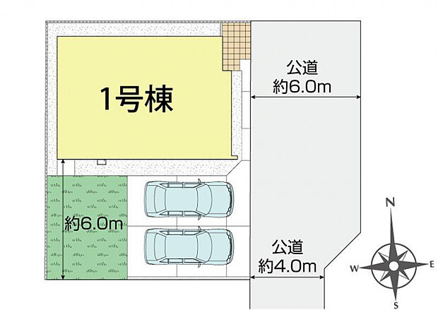 岡山市南区当新田1棟 区画図