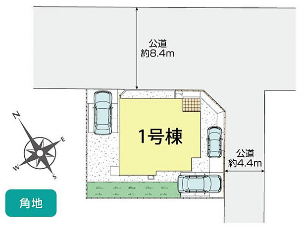 倉敷市連島町鶴新田1棟 区画図