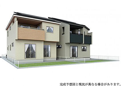 【上棟:右(4)・左(5)号棟】