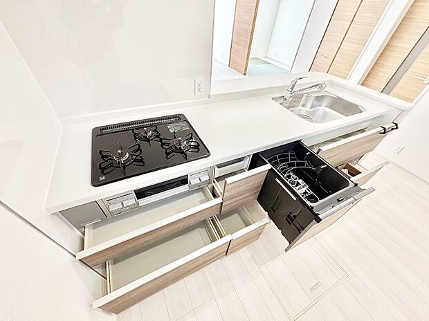 【スライド収納】使いやすさを優先したスライド式収納タイプ！