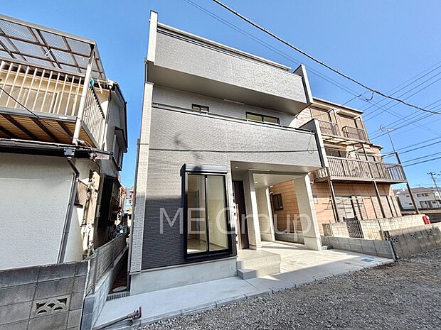 【現地外観写真】武蔵野線新座駅　徒歩12分！4LDK。小学校まで徒歩3分！