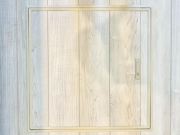 【床下収納】床下収納付き！日用品・非常用品の収納にも大活躍。