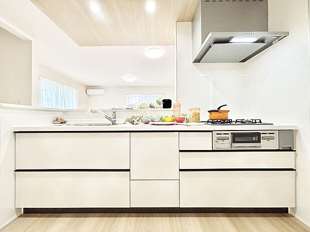【キッチン】お料理を効率的に、楽しく！システムキッチン