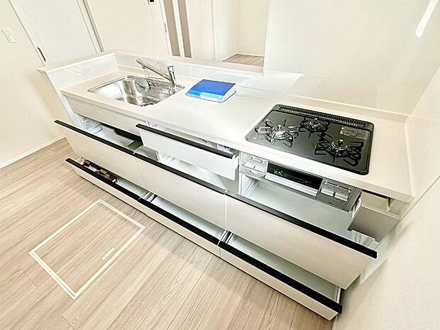 【スライド収納】使いやすさを優先したスライド式収納タイプ！