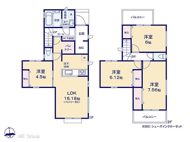 【4LDK】図面と異なる場合は現況を優先