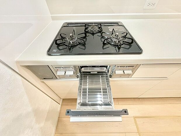 【3口コンロ】三口ガスコンロでお料理が一気にはかどりそう