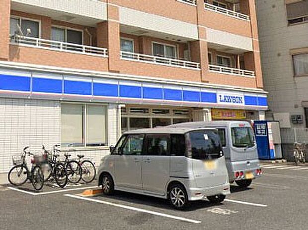 ローソン 花畑三丁目店（約300m・徒歩4分）
