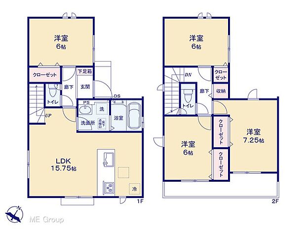 【4LDK】図面と異なる場合は現況を優先