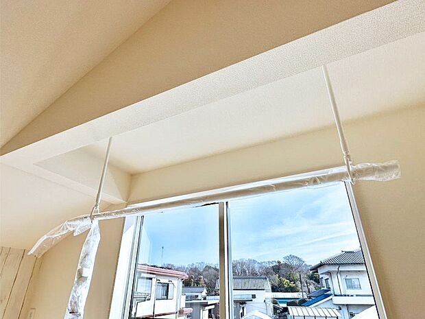 【室内物干し】室内物干しポール。梅雨や花粉の時期に大活躍します。  