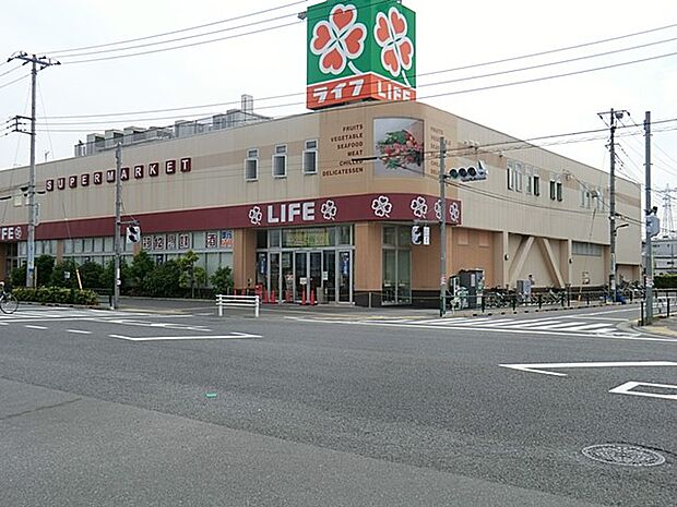 ライフ六町駅前店（約800m・徒歩10分）