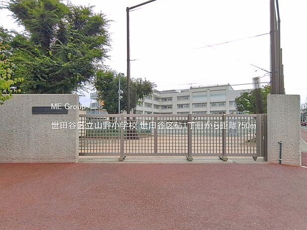 世田谷区立山野小学校(約750m)