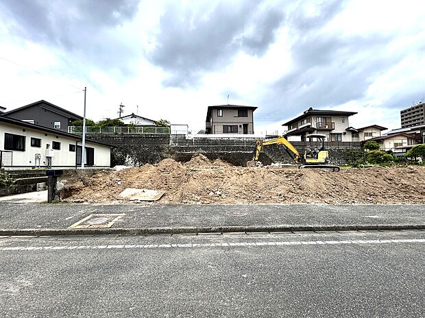 1号棟現地現況写真です♪
