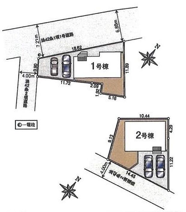 JR川越線「高麗川」徒歩17分!カースペース2台分(車種による)♪駐輪場や来客用の駐車スペースとしてもお使いいただけます。