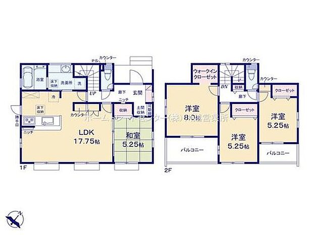 【4LDK】☆主寝室ゆとりの８帖！☆
寛ぎの時間を紡ぎだす主寝室♪シングルベッド２台やキングサイズを置いても、ドレッサーやテレビ、チェストなどを置く余裕が生まれます！WIC・SIC付き♪