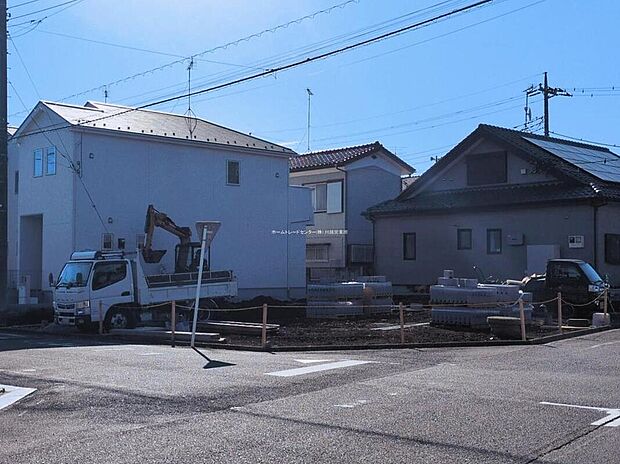 【現地外観写真】住宅性能評価で耐震等級３（最高等級）を取得！お客様を守る大切な住宅だからこそ、第三者の検査を受けて安心して住んでいただける住宅をご案内させて頂きます。その頑丈さを、ぜひ現地にてご体感くださいませ。