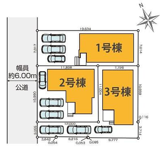 【全体区画図】東武東上線・東武越生線「坂戸」駅徒歩14分♪毎日の通勤通学に便利な立地です!脚折近隣公園が徒歩1分にあるので、毎日のお子様の公園遊びやお散歩にも♪