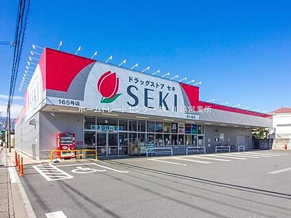 ドラッグストアセキ霞ヶ関店 806ｍ(徒歩11分、自転車4分)