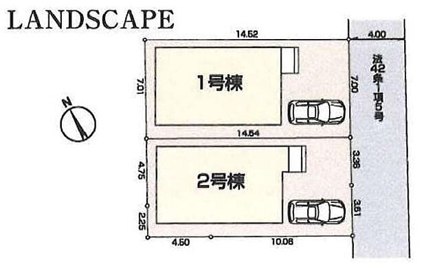 【全体区画図】東武東上線「鶴ヶ島」駅徒歩１７分♪スーパー・コンビニ・DS至近の好立地です！小学校も徒歩圏内にあるので子育て世帯にも安心♪