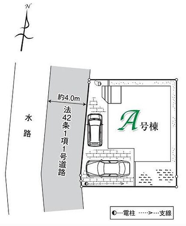 【全体区画図】東武東上線「川越市」駅徒歩11分!西武新宿線「本川越」駅徒歩15分!毎日の通勤通学やお買い物もラクラク♪カースペース2台分(車種による)♪駐輪場や来客用の駐車スペースとしてもお使いいただけます。