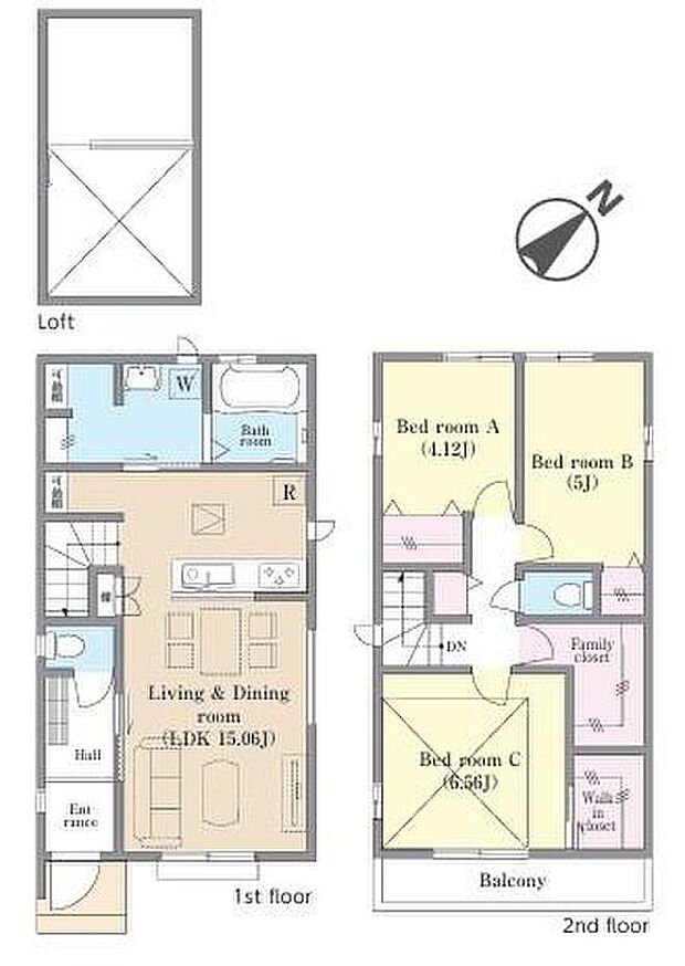 (B号棟)、価格6990万円、3LDK、土地面積83.92m2、建物面積82.6m2