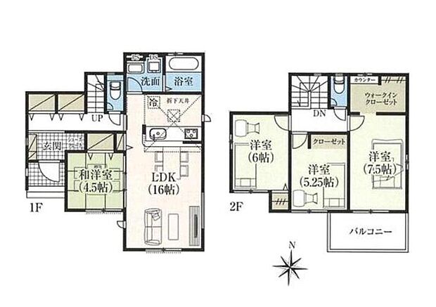(1号棟)、価格4299万円、4LDK、土地面積172.99m2、建物面積101.02m2