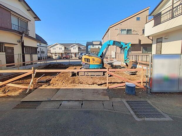 今なら建築中の様子をご覧になることができます♪現地をご覧いただきながら、住まいの夢をお聞かせください。