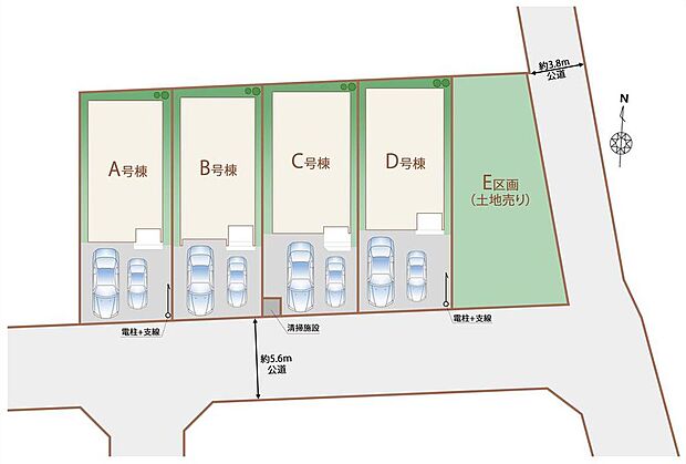 敷地内にカースペースを備え、建物配置にも配慮された区画設計です☆
住環境良好な人気の低層住居専用地域に立地しております。守られた環境は、お子様との暮らしにもおすすめです。