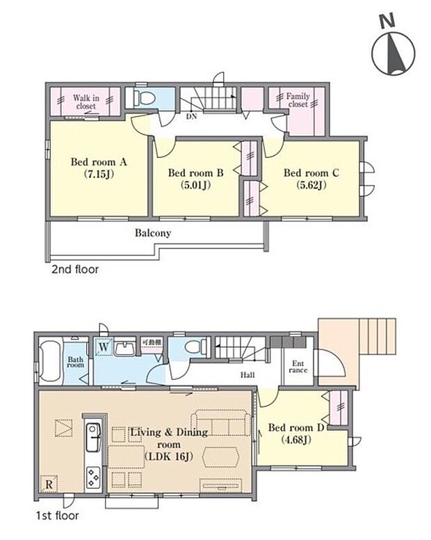 (B号棟)、価格5090万円、4LDK、土地面積110.61m2、建物面積97.71m2