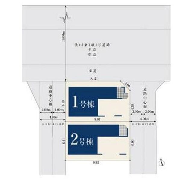 全2棟!北側約16m公道には歩道が整備されお子様の通学時も安心の住環境♪
JR総武線「下総中山」駅他、東京メトロ東西線や京成本線も利用可能!大型商業施設ニッケコルトンプラザをはじめ生活利便施設が充実!