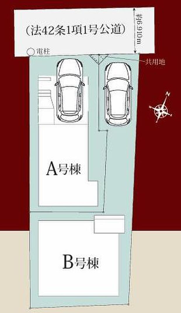 ≪区画図≫
カースペース付き☆前面道路は6.9mあるので車のすれ違いや駐車もスムーズ♪落ち着いた住環境と利便性を兼ね備えたエリアです☆