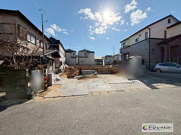 【現地外観写真】JR常磐緩行線「北松戸」駅まで徒歩15分、京成松戸線「松戸新田」駅まで徒歩14分!2路線利用可能な新築戸建♪