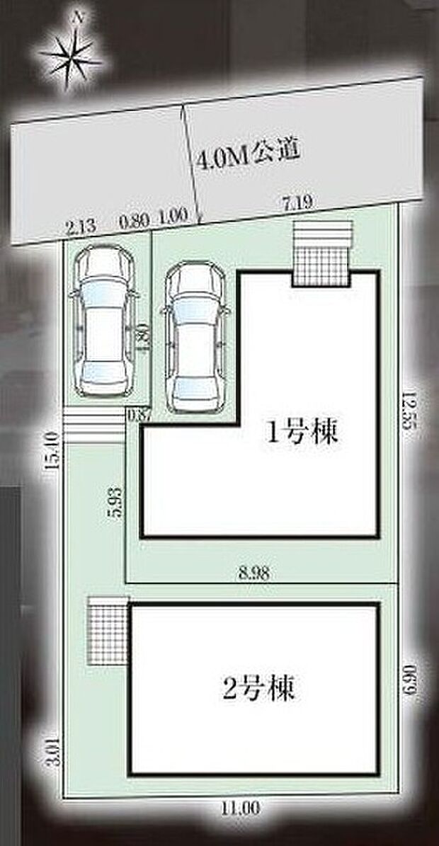 【全体区画図】周辺環境良好♪公園まで徒歩3分の落ち着いた住宅地。お買い物にも便利なエリアです！