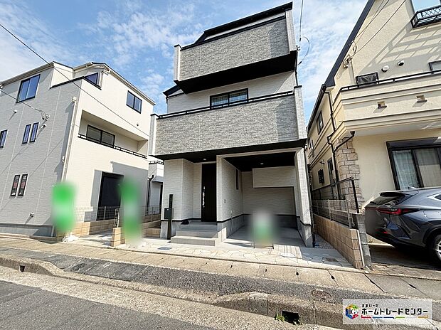 【E号棟外観】資料送付・ご見学即対応！ご不明点等、スタッフがしっかりと説明させていただきますので、安心して現地をご覧ください♪